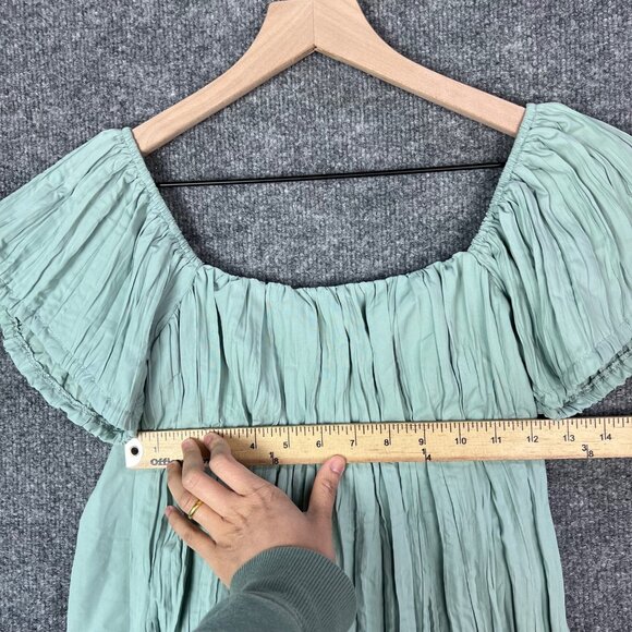 Kimchi Blue Women XS  Claudette Crinkle Babydoll‎ Mini Dress - Picture 10 of 11